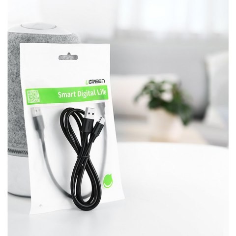 Kabel przewód USB - USB-C 2A 0.5m czarny UGREEN