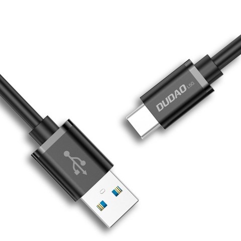 Kabel przewód USB - USB Typ C Super Fast Charge 1 m czarny DUDAO