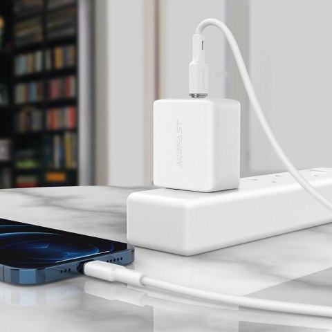 Kabel przewód do iPhone MFI USB-C - Lightning 30W 3A 1.2m czarny ACEFAST