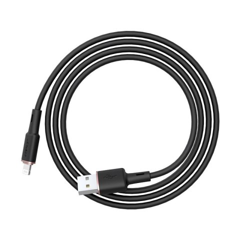 Kabel przewód do iPhone MFI USB - Lightning 2.4A 1.2m czarny ACEFAST