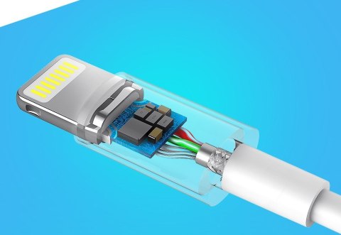 Kabel przewód do iPhone USB - Lightning MFI 1m 2.4A biały UGREEN