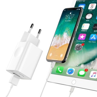 Ładowarka sieciowa zasilacz do kabla USB Quick Charge 3.0 biały BASEUS