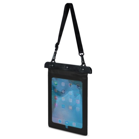 Etui wodoszczelne na tablet PVC z regulowanym paskiem Outdoor - czarne HURTEL