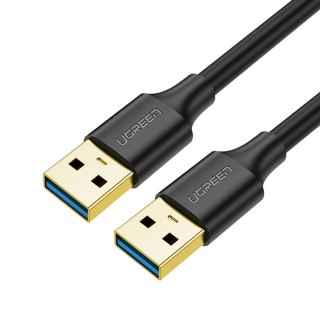 Kabel przewód USB-A 3.0 5Gb/s 0.5m czarny UGREEN