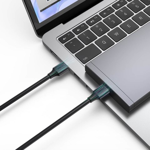 Kabel przewód USB-A 3.0 5Gb/s 0.5m czarny UGREEN