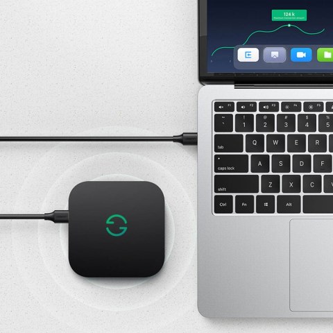 Kabel przewód USB-A 3.0 5Gb/s 0.5m czarny UGREEN