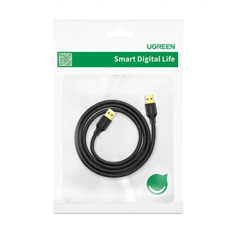 Kabel przewód USB-A 3.0 5Gb/s 0.5m czarny UGREEN
