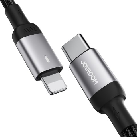 Kabel przewód do iPhone USB-C - Lightning A10 Series 20W 1.2m czarny JOYROOM