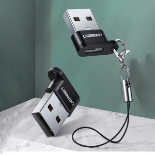 Przejściówka adapter gniazdo z wtyczki USB-C na USB czarny UGREEN