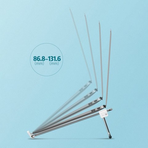 Regulowana podstawka stojak pod laptopa srebrny UGREEN