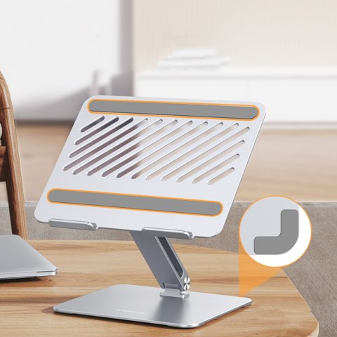 Stojak składana podstawka pod laptopa tablet do pracy na stojąco srebrny UGREEN