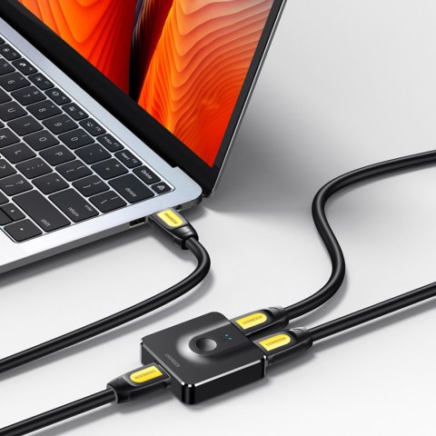 Switch przełącznik rozdzielacz HDMI - 2x HDMI 4K 60Hz czarny UGREEN