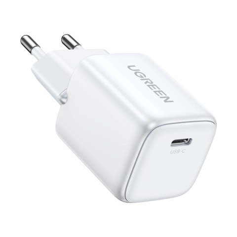 Szybka ładowarka sieciowa GaN 1x USB-C 20W PD Nexode Mini biała UGREEN