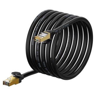 Szybki kabel sieciowy patchcord RJ45 10Gbps Cat 7 Speed Seven 5m czarny BASEUS