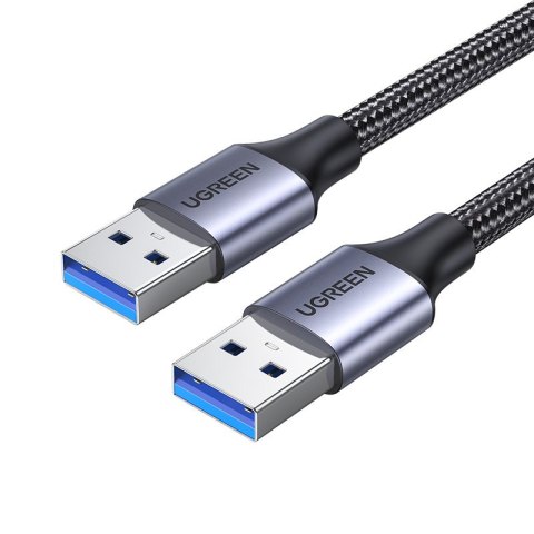 Wytrzymały kabel przewód w oplocie USB 3.0 5Gb/s 0.5m szary UGREEN