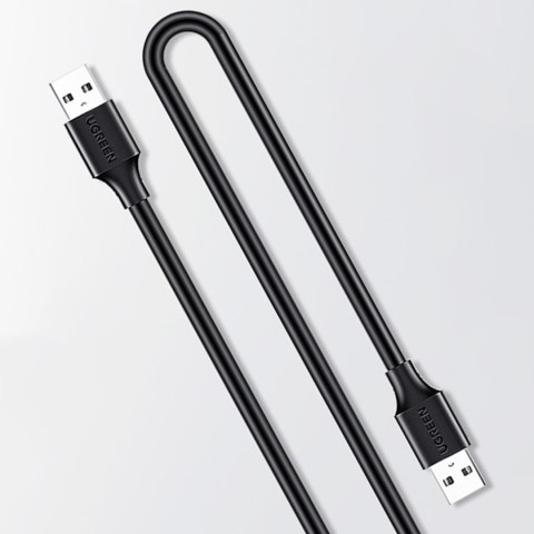 Elastyczny giętki kabel przewód USB 2.0 480Mb/s 3m czarny UGREEN