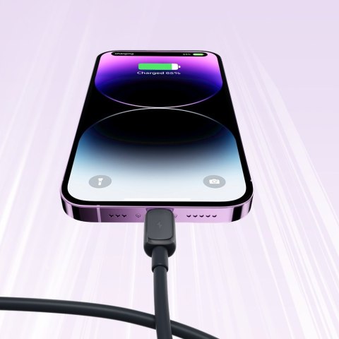 Kabel przewód do iPhone Lightning - USB 2.4A 480Mbps 2m czarny JOYROOM