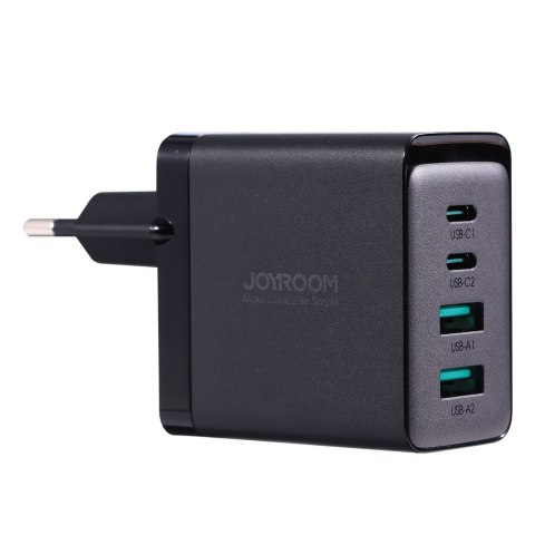 Ładowarka sieciowa GaN 67W 2x USB 2x USB-C + kabel USB-C 1.2m czarny JOYROOM