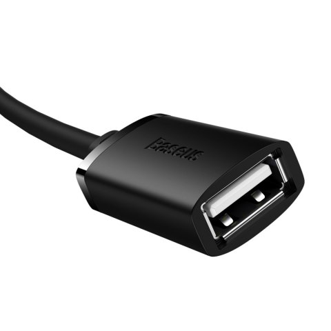 Przedłużacz kabla przewodu USB 2.0 0.5m czarny BASEUS