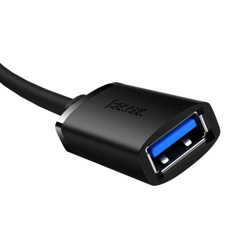 Przedłużacz kabla przewodu USB 3.0 1.5m czarny BASEUS