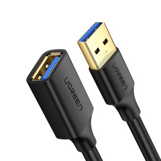 Przedłużacz kabla przewodu USB 3.0 1m czarny UGREEN