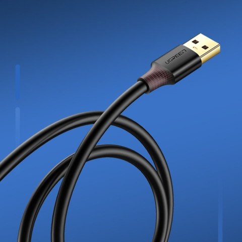 Przedłużacz kabla przewodu USB 3.0 1m czarny UGREEN