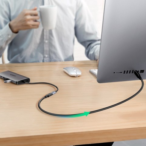 Przedłużacz kabla przewodu USB-C 100W 10Gb/s 1m czarny UGREEN