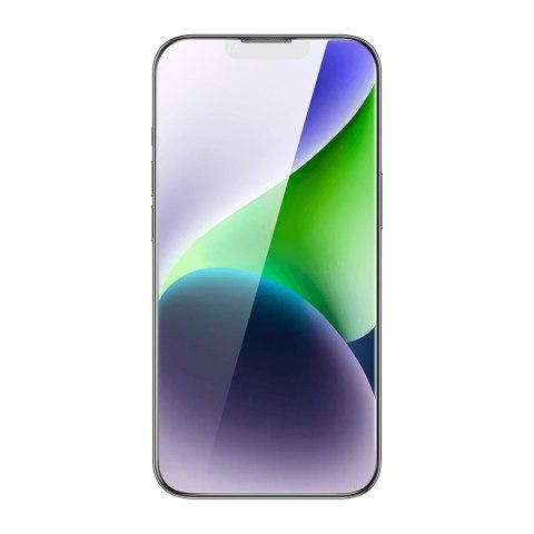 Szkło hartowane do iPhone 14 Plus / 13 Pro Max z osłoną na głośnik 0.4mm ZESTAW BASEUS