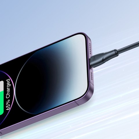 Wytrzymały kabel do iPhone Surpass Series USB-C - Lightning 20W 0.25m czarny JOYROOM