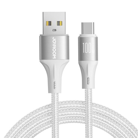 Kabel przewód Light-Speed Series USB-A - USB-C szybki transfer 100W 2m biały JOYROOM