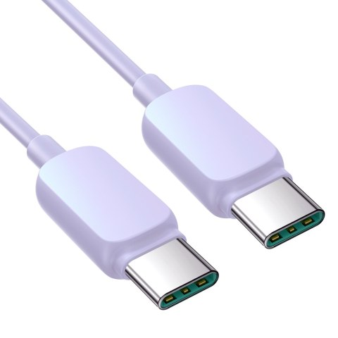 Kabel przewód USB-C - USB-C 100W 1.2m fioletowy JOYROOM