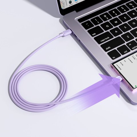 Kabel przewód USB-C - USB-C 100W 1.2m fioletowy JOYROOM