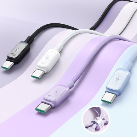 Kabel przewód USB-C - USB-C 100W 1.2m fioletowy JOYROOM