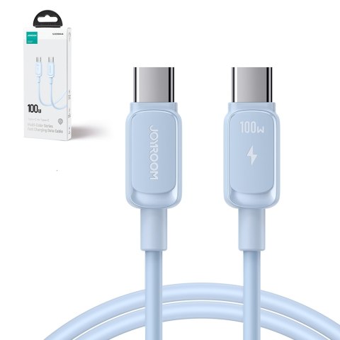 Kabel przewód USB-C - USB-C 100W 1.2m niebieski JOYROOM