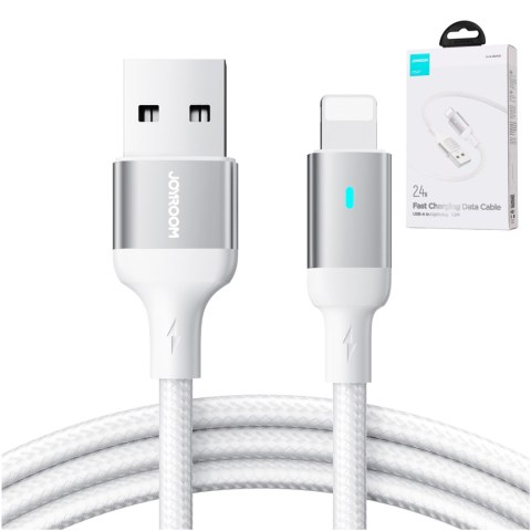 Kabel przewód do iPhone A10 Series USB - Lightning 2.4A 1.2m biały JOYROOM