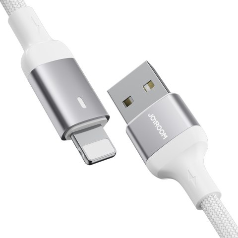 Kabel przewód do iPhone A10 Series USB - Lightning 2.4A 1.2m biały JOYROOM