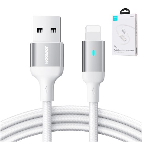 Kabel przewód do iPhone A10 Series USB - Lightning 2.4A 2m biały JOYROOM