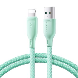 Kabel przewód do iPhone Multi-Color Series USB-A - Lightning 3A 1m zielony JOYROOM