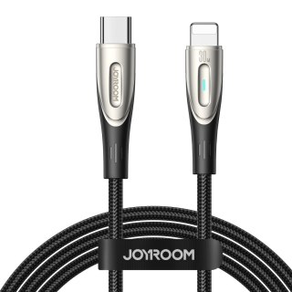 Kabel przewód do iPhone Star-Light Series USB-C - Lightning 30W 1.2m czarny JOYROOM