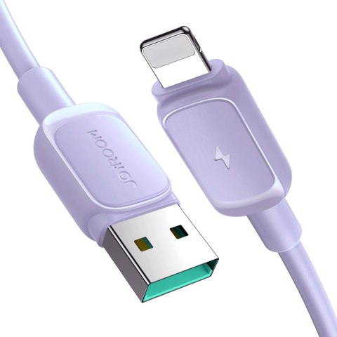 Kabel przewód do iPhone USB-A - Lightning 2.4A 1.2m fioletowy JOYROOM