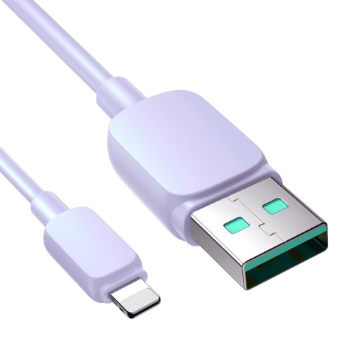 Kabel przewód do iPhone USB-A - Lightning 2.4A 1.2m fioletowy JOYROOM