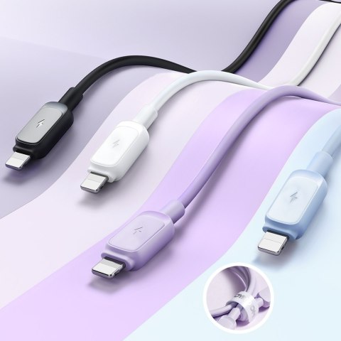 Kabel przewód do iPhone USB-A - Lightning 2.4A 1.2m fioletowy JOYROOM