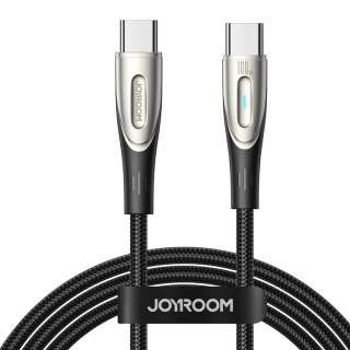 Kabel przewód w oplocie Star-Light Series USB-C - USB-C 100W 1.2m czarny JOYROOM