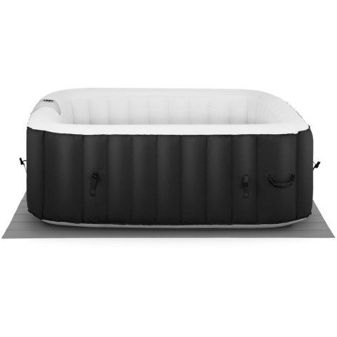 Jacuzzi ogrodowe dmuchane z masażem 4 osobowe 42C 600 l czarno-białe UNIPRODO