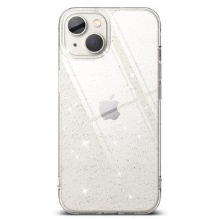 Cienkie żelowe etui na telefon iPhone 14 Plus 6.7" AIR GLITTER CLEAR Ringke