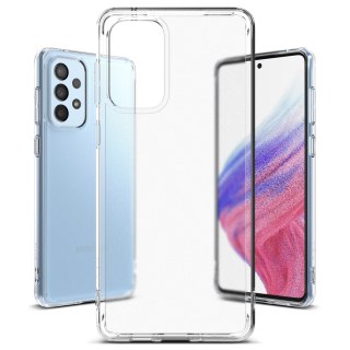 Etui pokrowiec z żelową ramką Galaxy A73 Fusion Matte półprzezroczysty Ringke