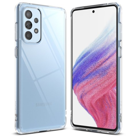 Etui pokrowiec z żelową ramką Galaxy A73 Fusion przezroczysty Ringke