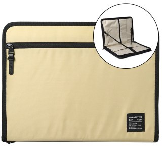 Etui saszetka torba organizer na laptopa tablet do 13'' Smart Zip Pouch beżowy Ringke