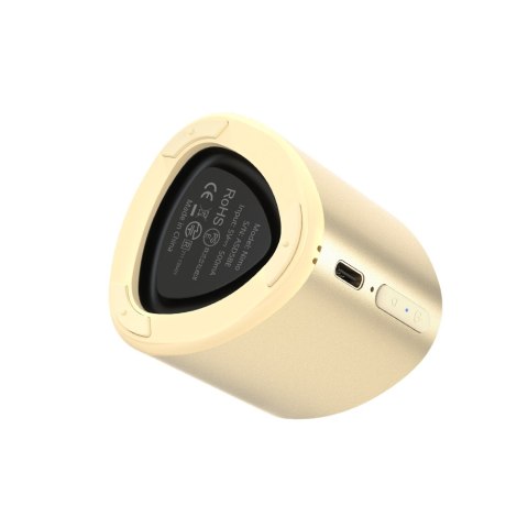 Mały Mini głośnik bezprzewodowy TWS Nimo Bluetooth 5.3 5W złoty Tronsmart