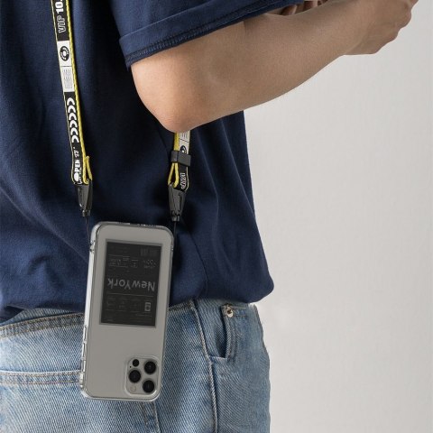 Pancerne etui pokrowiec z żelową ramką iPhone 12 Pro Max Fusion Design różowo-zielony Ringke